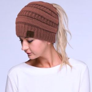 Messy Bun CC Beanies